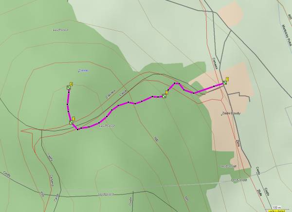 Mapa oblasti:  K hradu Zvěřinec