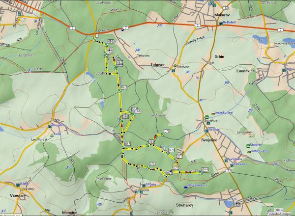 Mapa oblasti:  Klokočná