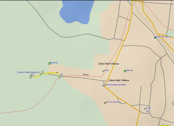 Mapa oblasti: Libice