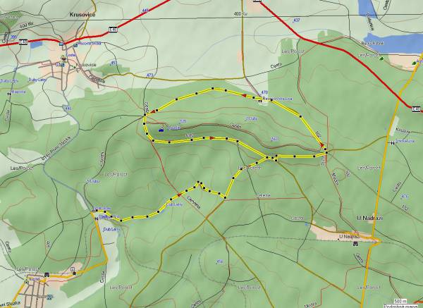 Mapa oblasti:  Louštín