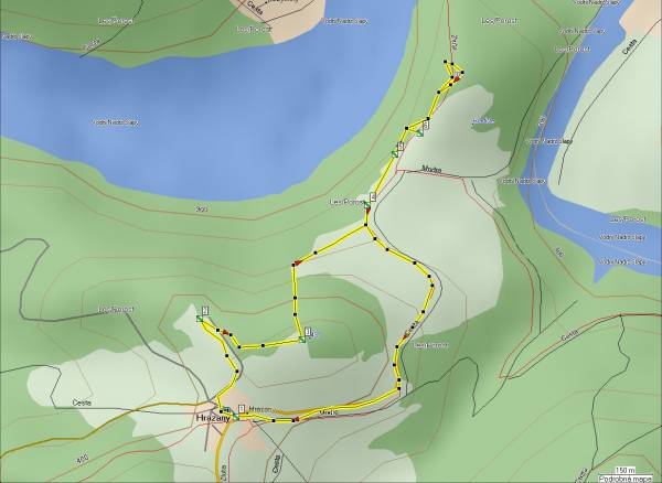 Mapa oblasti: Oppidum Hrazany
