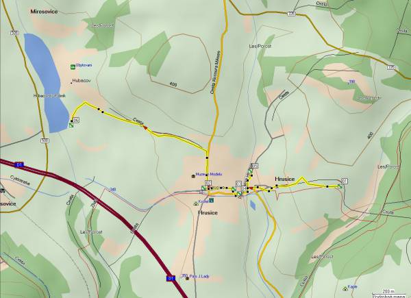 Mapa oblasti: Pohádkové Hrusice