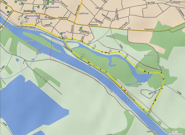 Mapa oblasti: Skupice-Labe