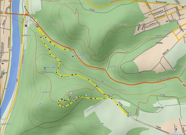 Mapa oblasti: Závist