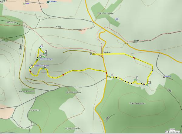 Mapa oblasti: Zlatý Kůň