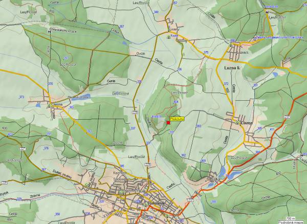 Mapa oblasti: Hlavačov